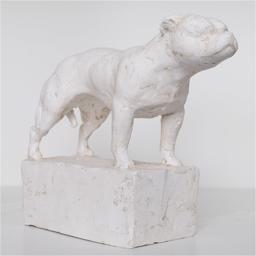 Smuk Håndlavet Figur Staffordshire Bull Terrier Model 07
